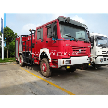 HOWO water tank forest fire truck price